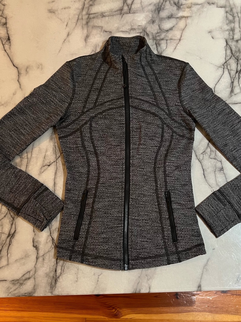 Lululemon Gray Zip-Front  Jacket